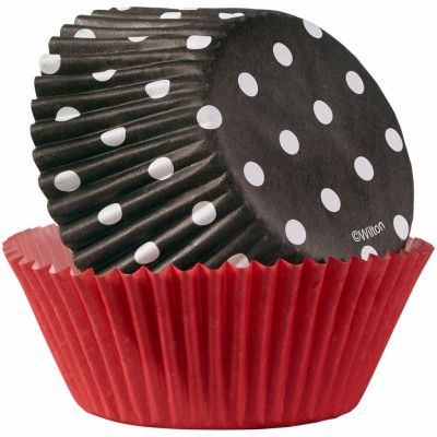 Wilton Muffinsform Black Dot