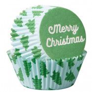 Wilton muffinsform Merry Christmas, Granar