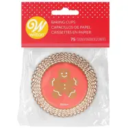 Wilton muffinsform Pepparkaksgubbe - 75 st