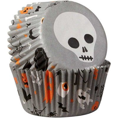 Wilton Muffinsform Skulls