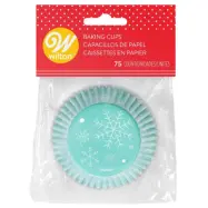 Wilton muffinsform Snowflakes - 75 st