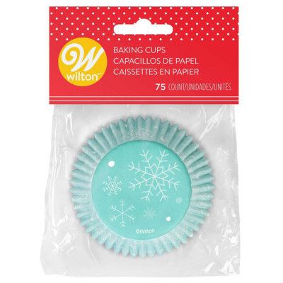 Wilton muffinsform Snowflakes - 75 st