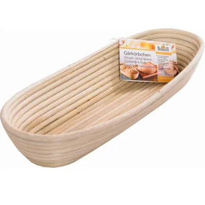 Birkmann Jäskorg i rotting, oval, 40,5 cm