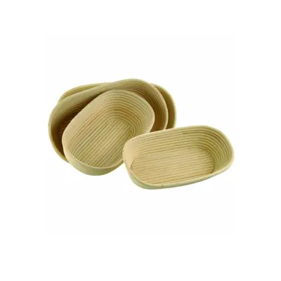 Jäskorg i rotting, oval, 24 cm