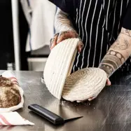 Jäskorg i rotting, rund, 22 cm - Exxent