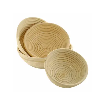 Jäskorg i rotting, rund, 29 cm