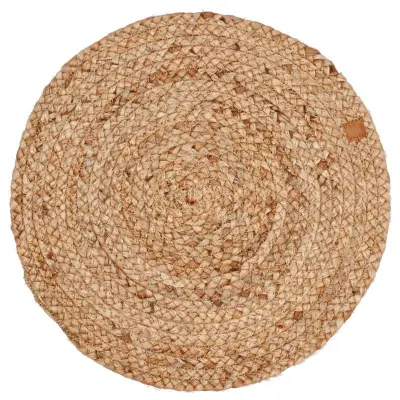 Bordstablett natur, hampa/jute, rund - Södahl