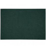 Bordstablett i polyester mörkgrön, 33 x 48 cm