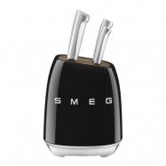 Smeg - Smeg knivblock med 6 knivar KBSF02 svart