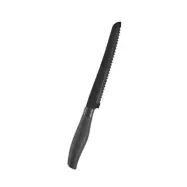 Svart brödkniv 20 cm