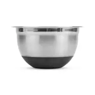 Bunke i rostfritt stål med silikonbotten 1,5 liter - Exxent