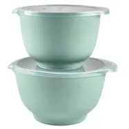 Rosti Margretheskål, Pebble Grön med lock, 2 + 3 liter