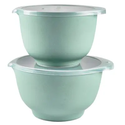 Rosti Margretheskål, Pebble Grön med lock, 2 + 3 liter