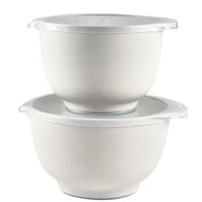 Rosti Margretheskål, Pebble Vit med lock, 2 + 3 liter
