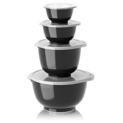 Skålset Margrethe 0,25, 0,5, 1,5&3 liter, carbon black - Rosti