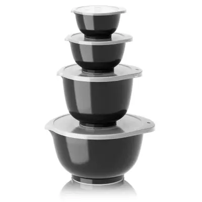 Skålset Margrethe 0,25, 0,5, 1,5&3 liter, carbon black - Rosti