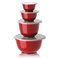 Skålset Margrethe 0,25, 0,5, 1,5&3 liter, röd - Rosti