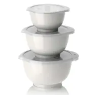 Skålset Margrethe 0,25, 0,5&0,75 liter, vit - Rosti