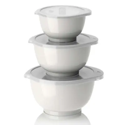 Skålset Margrethe 0,25, 0,5&0,75 liter, vit - Rosti
