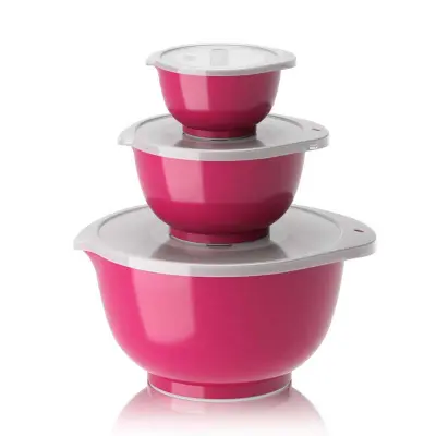 Skålset Margrethe 0,25, 0,75&3 liter, beetroot - Rosti