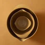 Skålset Margrethe 0,25, 0,75&3 liter, curry - Rosti