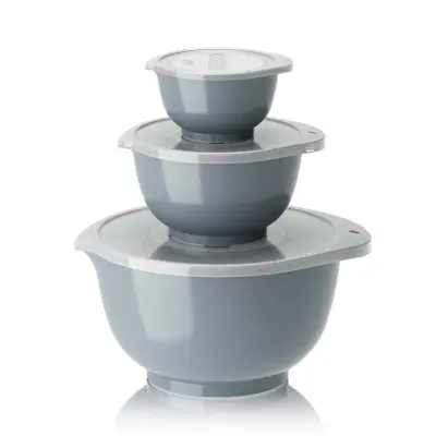 Skålset Margrethe 0,25, 0,75&3 liter, dusty blue - Rosti