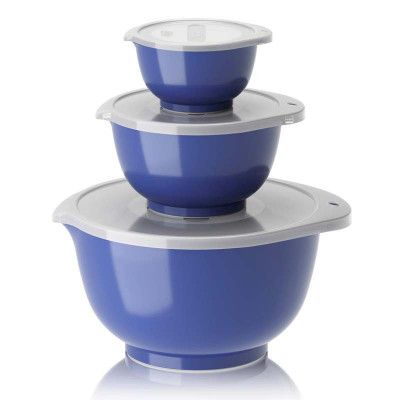 Skålset Margrethe 0,25, 0,75&3 liter, electric blue - Rosti