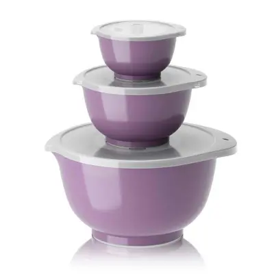 Skålset Margrethe 0,25, 0,75&3 liter, lavendel - Rosti