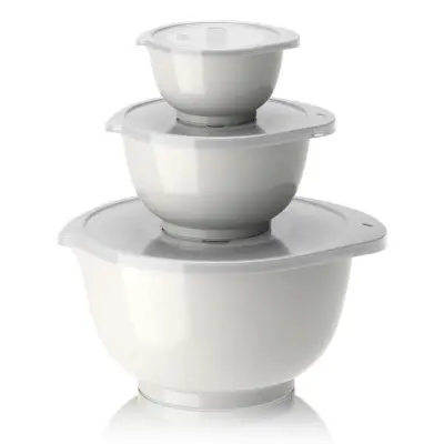 Skålset Margrethe 0,25, 0,75&3 liter, vit - Rosti