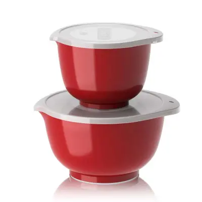 Skålset Margrethe 1,5&3 liter, röd - Rosti