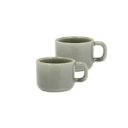 Espressokopp Fjord, 2-pack, grön - Villa Collection
