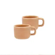 Espressokopp Fjord, 2-pack, terrakotta - Villa Collection