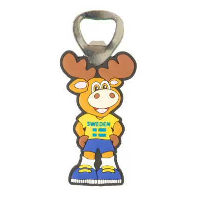 Kapsylöppnare&Magnet - Sverige älg