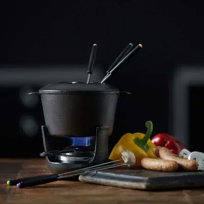 Fonduegryta, set med 10 delar - Funktion