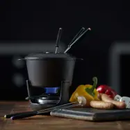 Funktion Fondueset Gjutjärn 10 delar