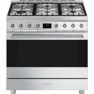 Smeg C9GMX2 Spis med gashäll Classic Rostfri 90CM