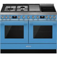 Smeg CPF120IGMPT Portofino gas-/induktionsspis, turkos