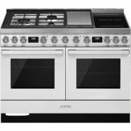 Smeg CPF120IGMPWH Portofino gas-/induktionsspis