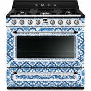 Smeg Spis m. gashäll Dolce&Gabbana Mediterraneo TR90DGME9 90 cm