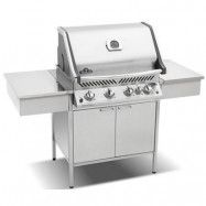 Contura steel Stativ skåp - Gasolgrill 500 - 2 st sidobord