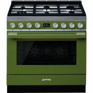 Smeg CPF9GPOG Portofino gasspis, grön