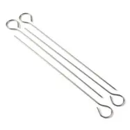 Grillspett i rostfritt stål, 4 st