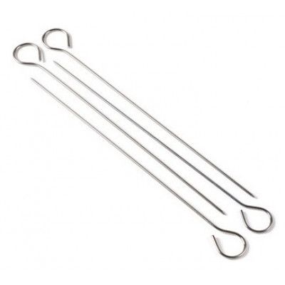 Grillspett i rostfritt stål, 4 st