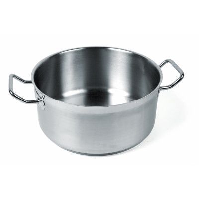 Gryta, rostfritt stål, 5 L,  Ø24 cm - Exxent