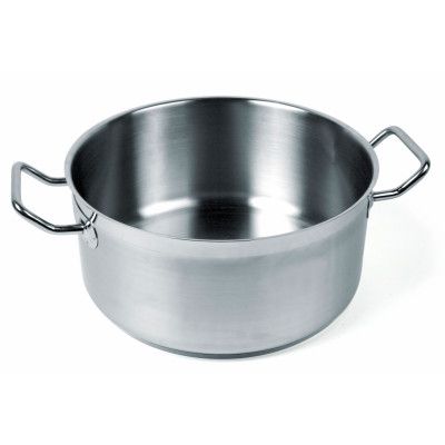 Gryta, rostfritt stål, 8 L, Ø28 cm - Exxent