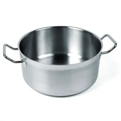 Gryta, rostfritt stål, 8 L, Ø28 cm - Exxent