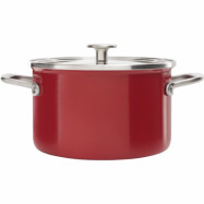 KitchenAid Cookware Collection Gryta m/lock 20 cm, röd