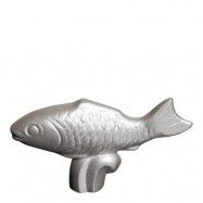 Knopp i metall fisk