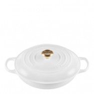 Le Creuset - Signature buffétgryta 30 cm 3,5 L white