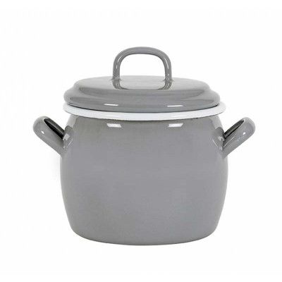 Liten Gryta med lock, 0,7L - Kockums Jernverk - Kockums grey